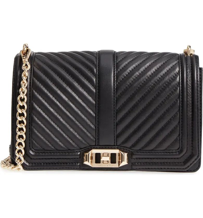 'Chevron Quilted Love' Crossbody Bag | Nordstrom