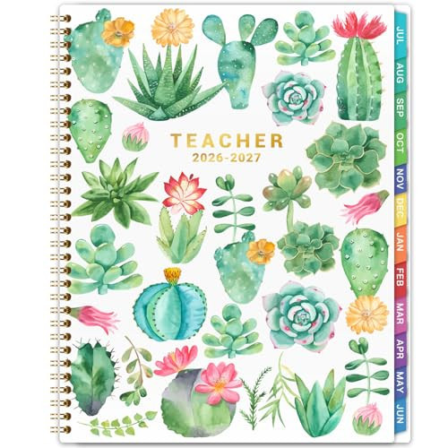 Teacher Planner 2026-2027 - Jul. 2026 - Jun. 2027, 8.3" x 11" | Amazon (US)