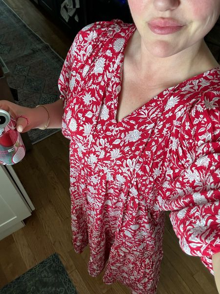 this red floral maxi dress is such a win - I machine wash but air dry. under $45 & feels like a nightgown. I'm in the small.

#LTKFestival #LTKfindsunder50 #LTKSeasonal