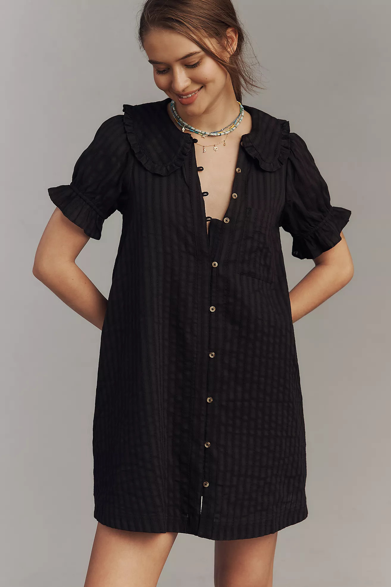 The Keira Mini Dress by Pilcro | Anthropologie (US)