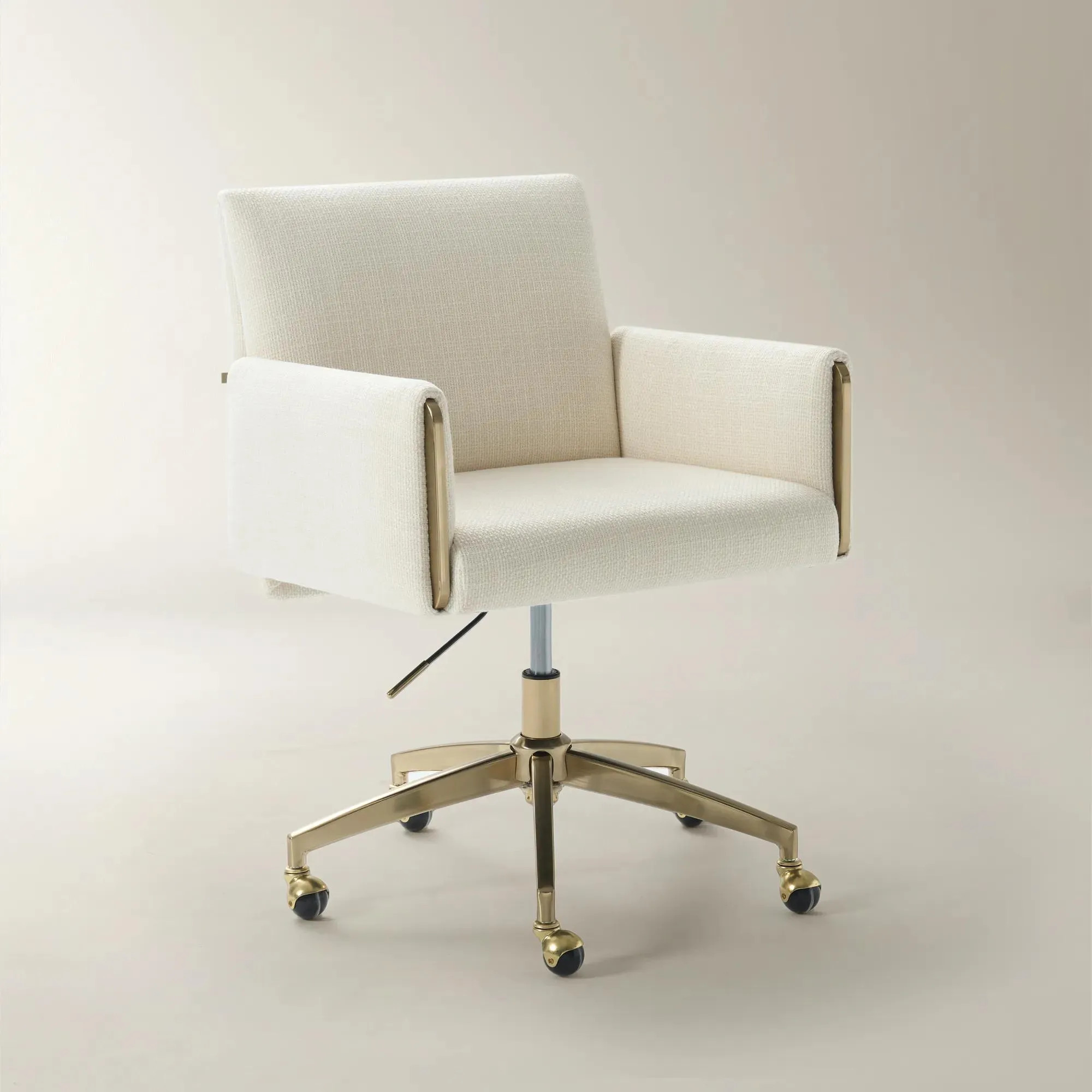 Lucia Desk Chair - Beige | Z Gallerie