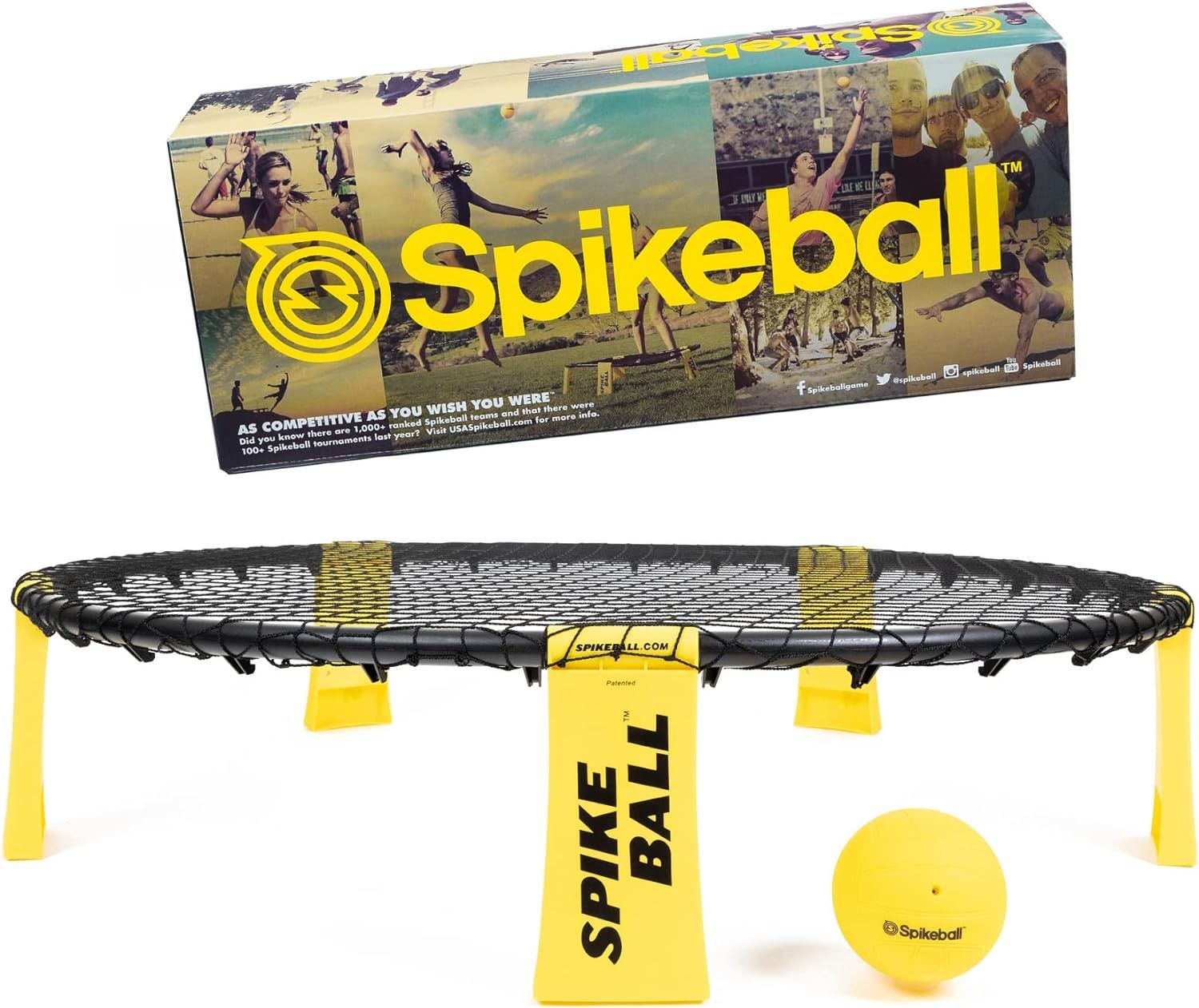 Spikeball Game Set - Played Outdoors, Indoors, Lawn, Yard, Beach, Tailgate, Park - Includes 1 Bal... | Amazon (US)