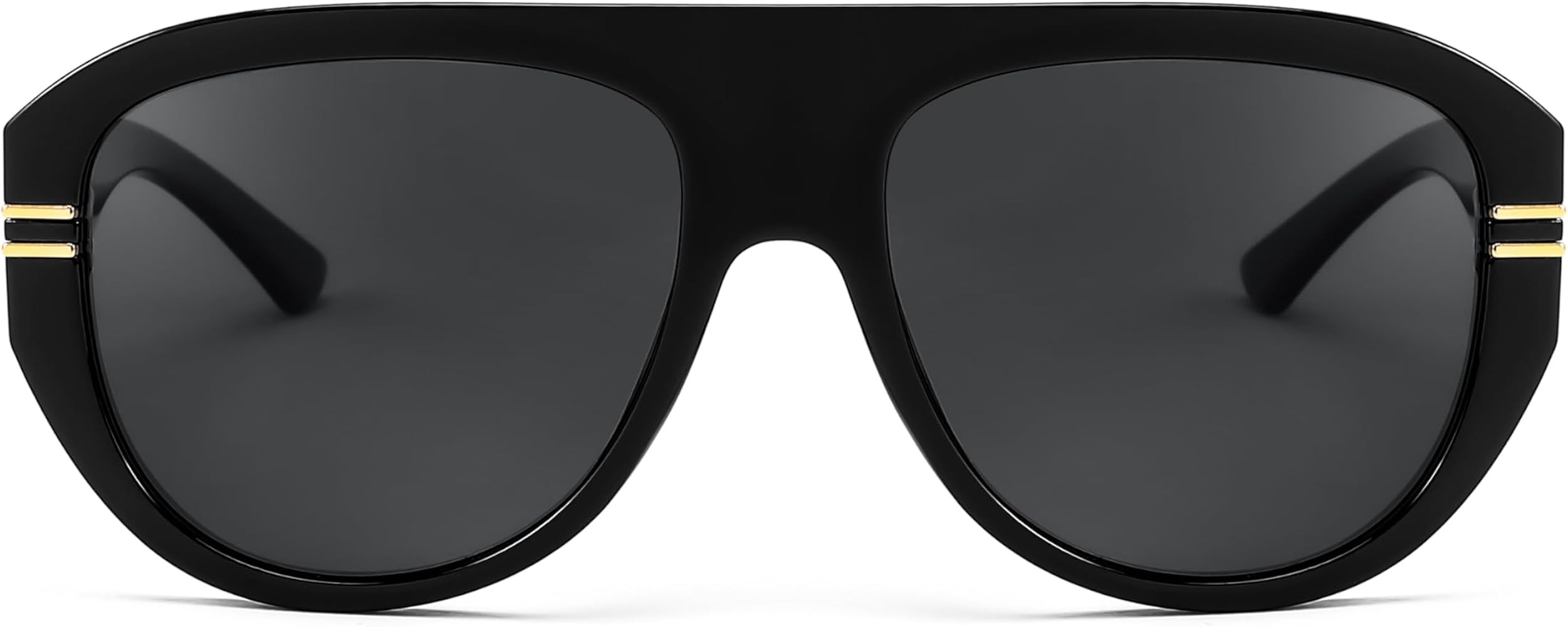 Amazon.com: FEISEDY Retro Polarized Aviator Sunglasses for Men Women Trendy 70s Vintage Plastic F... | Amazon (US)