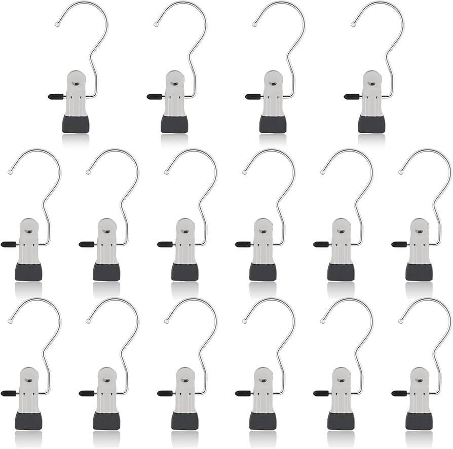 Boot Hangers, 16 PCS Hanging Clips, Premium Clothes Pins, Boot Hanger, Clip Hangers, Boot Hangers... | Amazon (US)