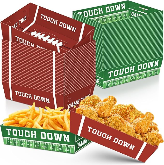 50 PCS Football Party Supplies, Superbowl Party Supplies 2025, Football Party Favors Paper Food T... | Amazon (US)