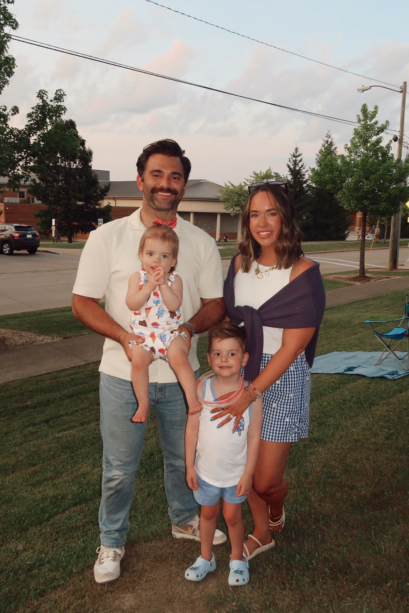 A lot of our sets / outfits on major sale! Ollie’s set is literally $3 😆 it’s so cute! My sweater would be adorable for next year, too! Love it for East coast summer 🧸❤️

Fourth of July, boxer shorts, family time, Abercrombie men’s, target tank, activewear, croc Miami loop sandals 

#LTKSaleAlert #LTKSeasonal #LTKFindsUnder50