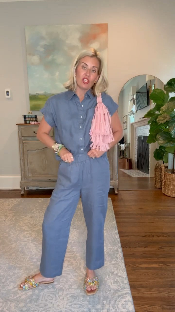 Quince is keeping us cool all summer with their linen pieces! They are perfect for mixing & matching too. Top - xs Pants - small Sandals - 7 (size 1 down) *Use code Catherine20 at A+B

#LTKootd #LTKSeasonal #LTKOver40