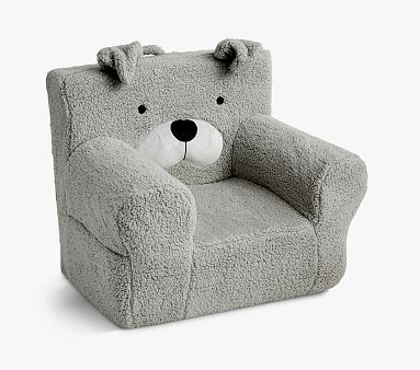 Kids Anywhere Chair®, Gray Sherpa Dog | Pottery Barn Kids