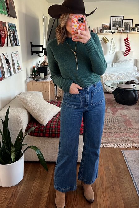 Repurchased this sweater in multiple colors and finally found these jeans back in stock!