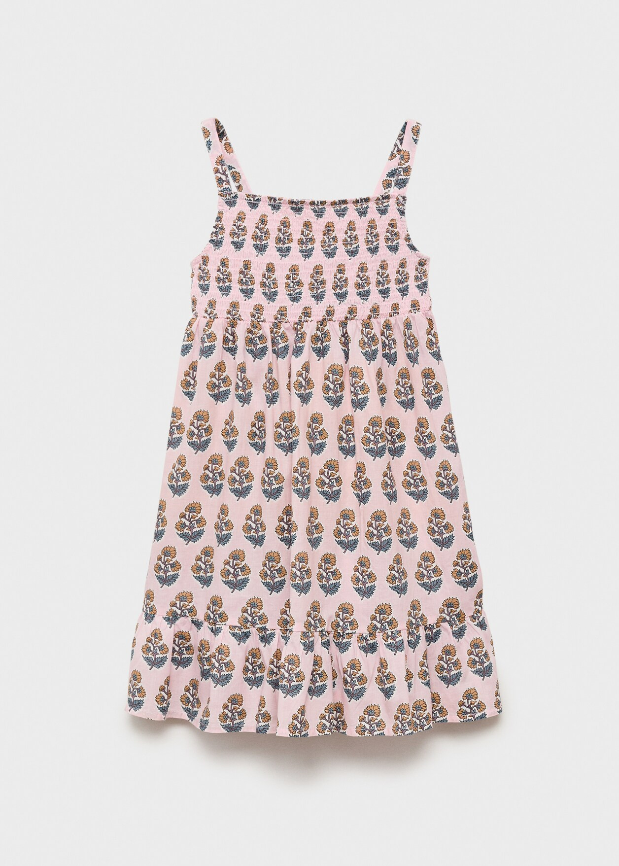Flowers cotton dress - Kids | MANGO USA | Mango (US/MX/AU)