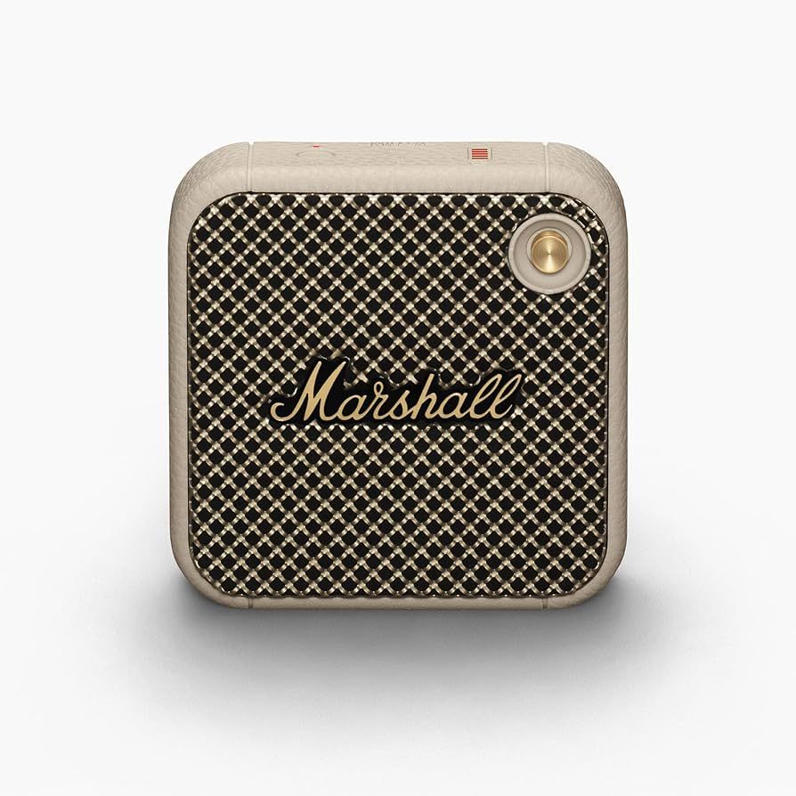 Marshall Willen Portable Bluetooth Speaker, Cream | Amazon (US)