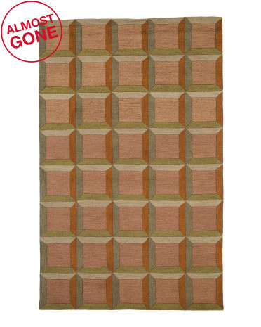 5x8 Wool Hand Tufted Rug | TJ Maxx