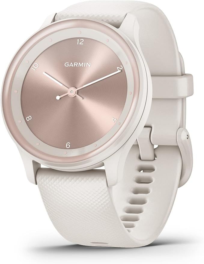 Garmin vivomove Sport, Hybrid Smartwatch, Health and Wellness Features, Touchscreen, White | Amazon (US)