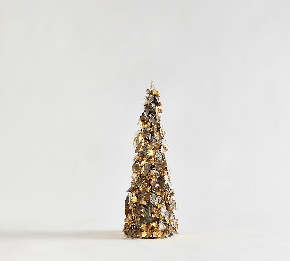 Lit Rustic Leaf Trees | Pottery Barn (US)
