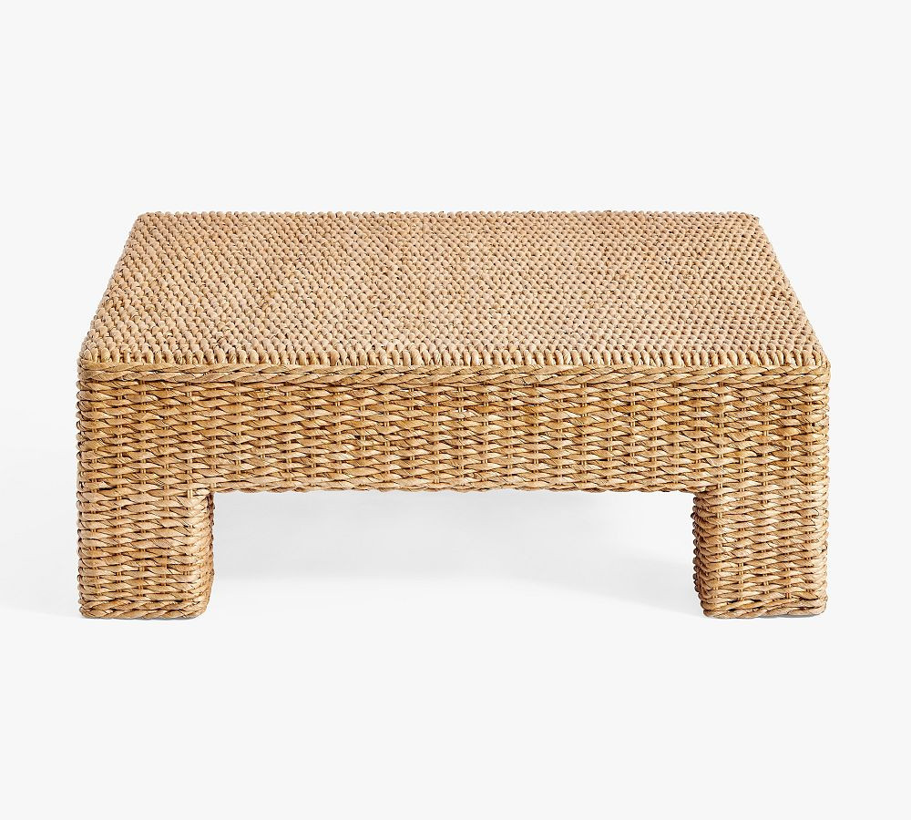 Cardiff Square Woven Coffee Table (41") | Pottery Barn (US)