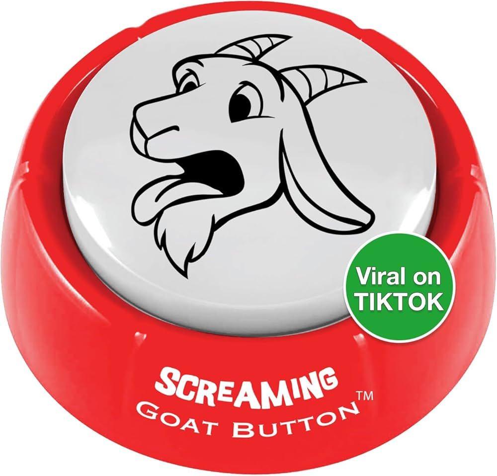 Screaming Goat Button | The Original Goat Scream | Screaming Goat Desk Toy Talking Button with a ... | Amazon (US)