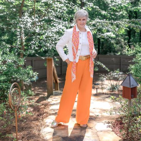 Wide-Leg pants are not only on trend but they’re flattering and perfect for spring and summer.
Add a white denim jacket if the temps are chilly. It’s the perfect third layer.

#LTKFind #LTKSeasonal #LTKstyletip