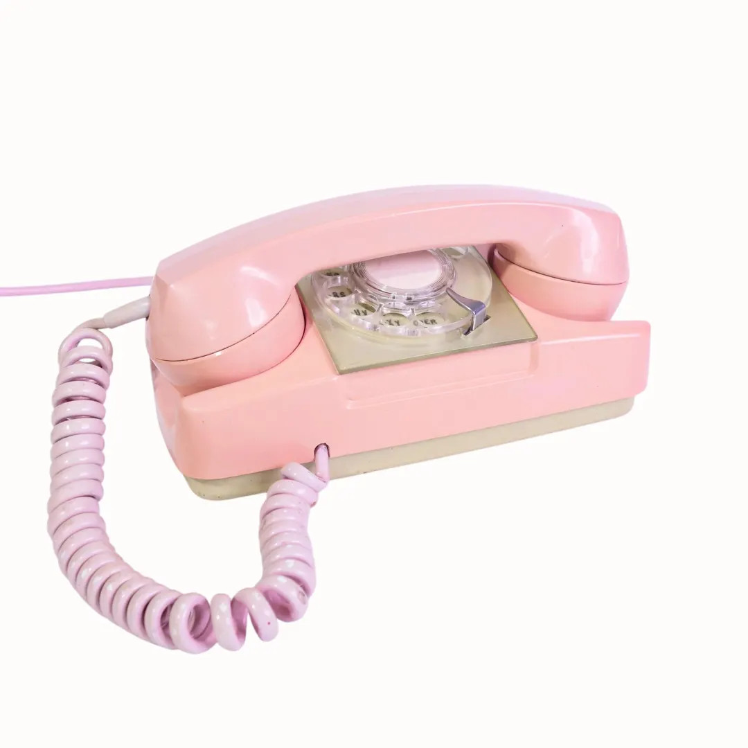 Retro Pink Rotary Phone, Vintage Rare Automatic Electric, Starlite AE 182 Telephone, 1960s Photo ... | Etsy (Global)