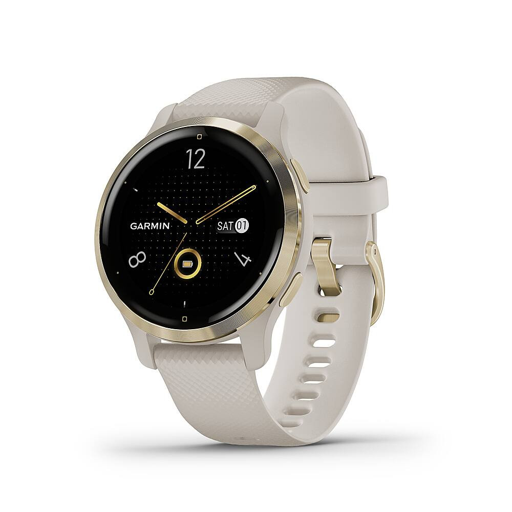 Garmin Venu 2S GPS Smartwatch 40 mm Fiber-Reinforced Polymer Light Gold 010-02429-01 - Best Buy | Best Buy U.S.