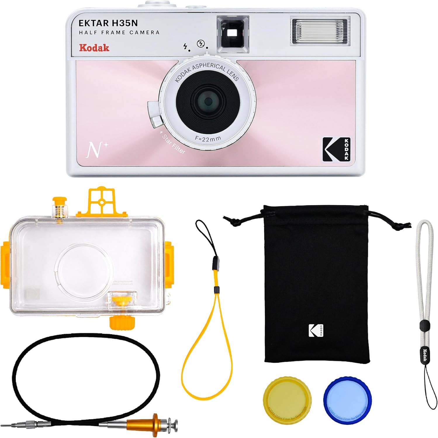 KODAK EKTAR H35N Halbformat-Filmkamera, 35 mm, wiederverwendbar, Bulb-Funktion, Sternfilter, besc... | Amazon (DE)