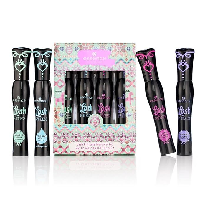 essence | Lash Princess Mascara Holiday Gift Set | 4 Mascaras in 1 Set | False Lash Effect, Water... | Amazon (US)