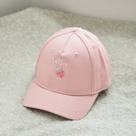 Personalised Pink Strawberry Baseball Cap | My 1st Years (Global)