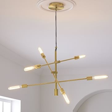 Chandelier, Dining Room Lighting, Dining Room Chandelier, Kitchen Lights, Home Decor, Home Lighting | West Elm (US)