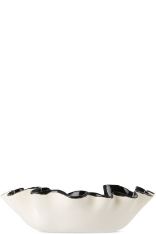 Black & Off-White Keepsake Bowl | SSENSE