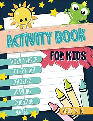 Activity Book for Kids: Word Search, Dot-to-Dot, Coloring, Drawing, Counting, Mazes: Ages 3-10 | Amazon (US)