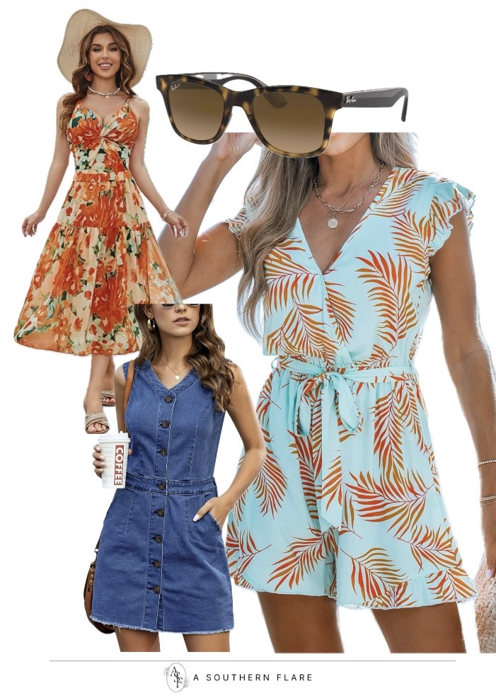 Loving these stylish sunglasses and cute summer dresses. Perfect for any sunny day. #SummerStyle #BeachWear

#LTKActive #LTKSwim