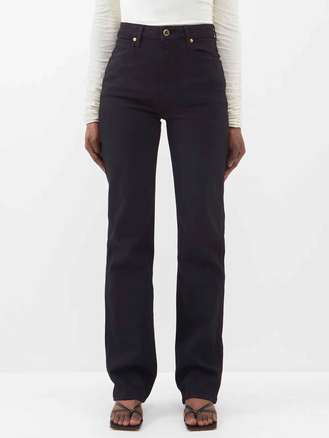 Danielle high-rise straight-leg jeans | Matches (US)