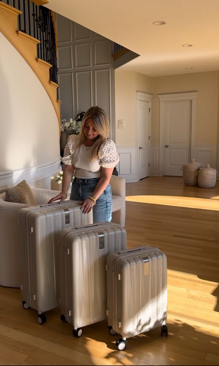 We booked a trop to Europe and this is the set of 3 suitcase I bought for us! We may need another one but I really love these, especially because they are lightweight but sturdy, spacious and scratch resistant and have a TSA approved lock. 

Amazon find, Amazon, Amazon travel, travel must have, travel finds, travel, 

#LTKTravel #LTKHome #LTKSaleAlert