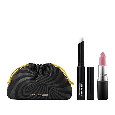 MAC Lip Primer Lipstick Bag Bundle | HSN