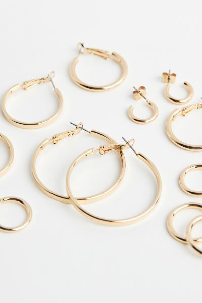 6 pairs hoop earrings | H&M (UK, MY, IN, SG, PH, TW, HK)