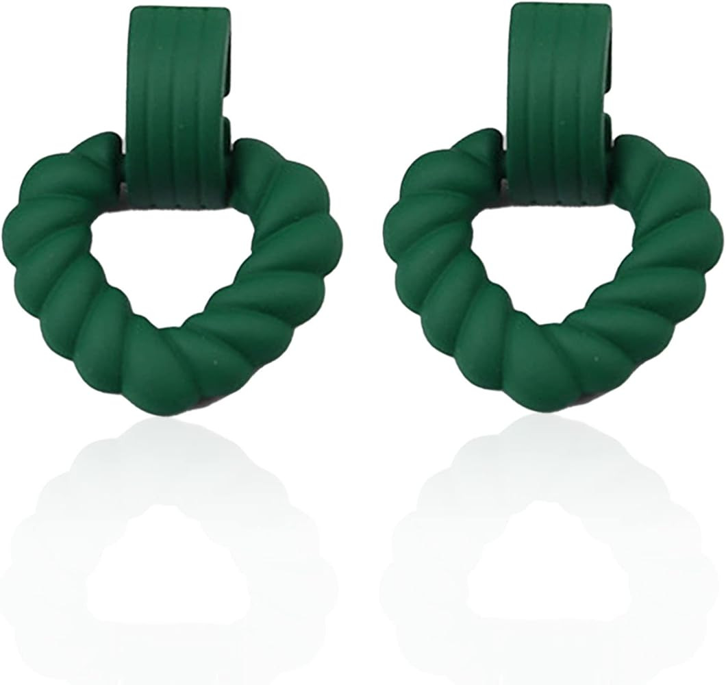 Just Follow Unique Rectangle Earrings for Women Acrylic Square Earrings Twisted Geometric Stateme... | Amazon (US)