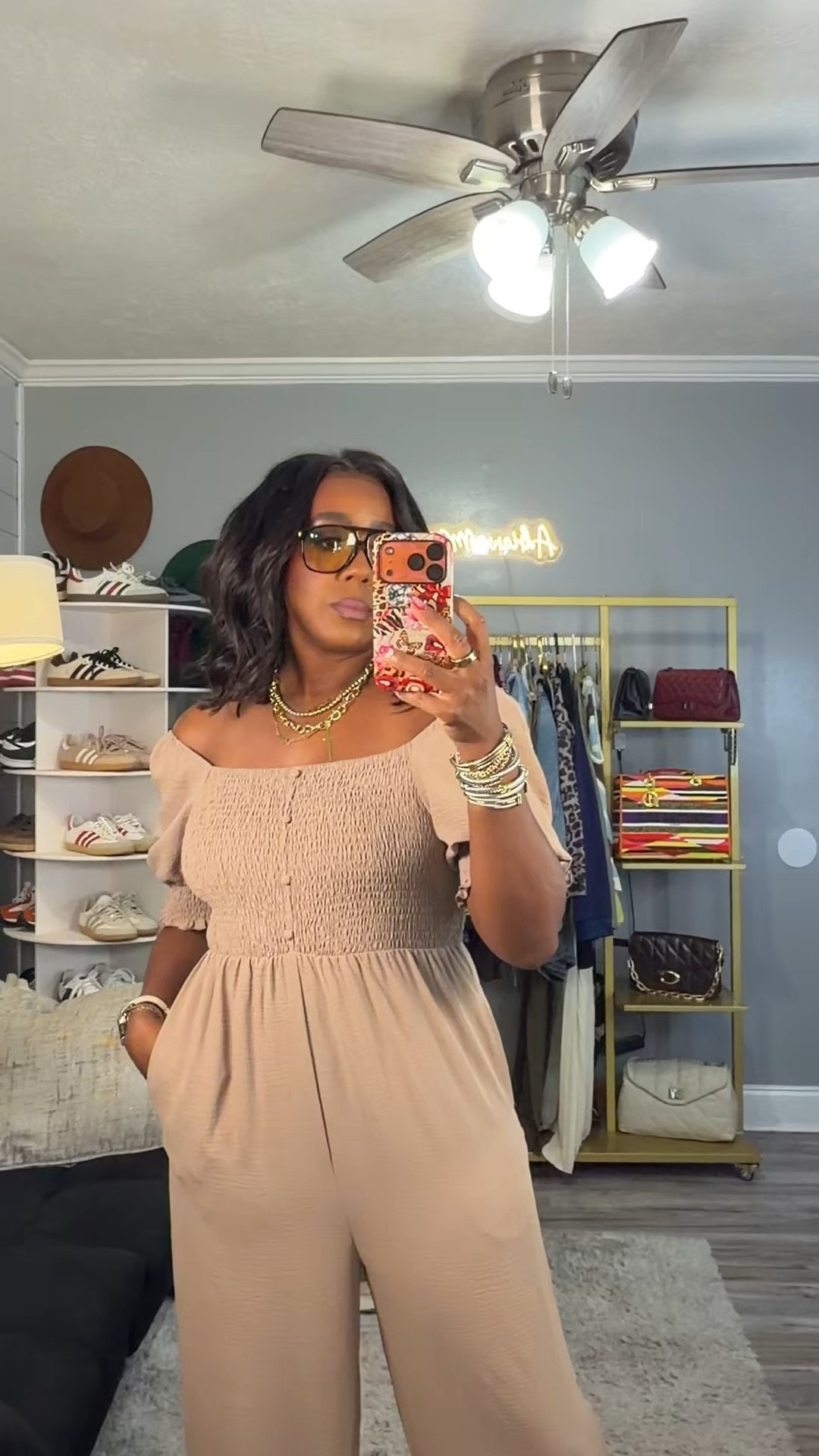One-and-done outfits are my favorite kind of fashion! These Amazon jumpers make getting dressed effortless while still looking put together. From the bold red statement look to the soft yellow linen style, the chic taupe off-the-shoulder option, and the gorgeous sage green one-shoulder moment-there's a look for every occasion this summer.

Perfect for vacation, brunch, church, date night, girls' night out, or simply looking cute while staying comfortable. 

SIZING REFERENCE/ stats- 5'5", 165 Ibs, size 10.

#AmazonFashion #AmazonFinds #FashionOver40
#JumperStyle #SummerOutfits
#LTKootd #LTKOver40
#LTKMidsize