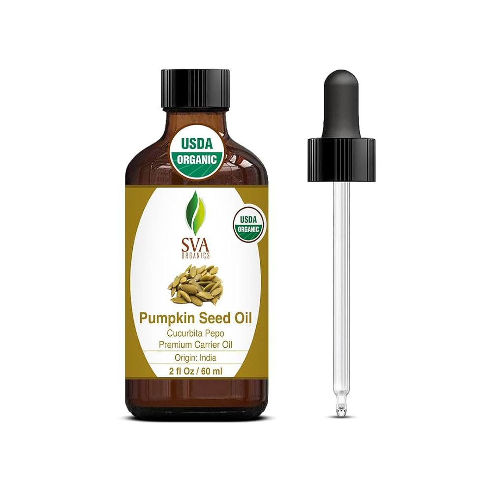 SVA Pumpkin Seed Oil Organic - 2 Fl Oz – 100% Natural Cold Pressed Pumpkin Seed Oil - for Face,... | Amazon (US)