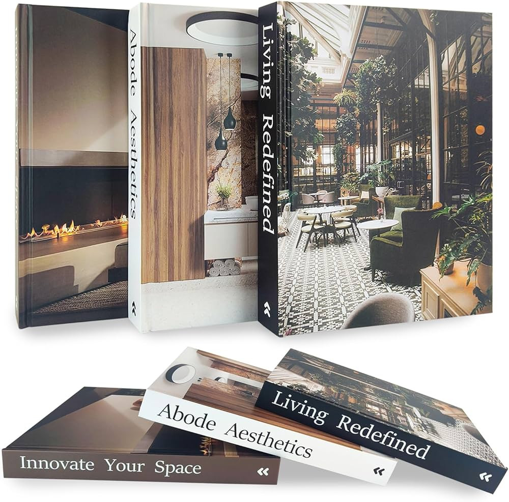 Fake Decorative Books for Home Decor - Coffee Table Books Decor for Living Room - Faux Books for ... | Amazon (US)