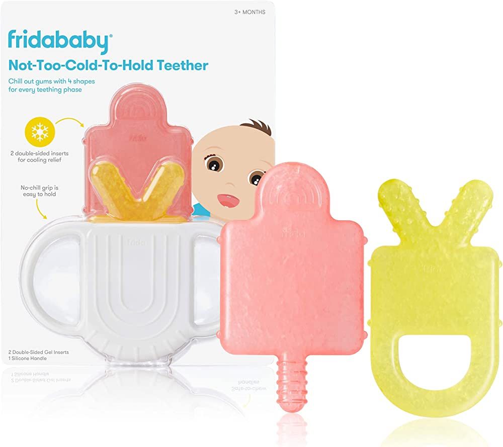 Not-Too-Cold-to-Hold BPA-Free Silicone Teether for Babies by Frida Baby | Amazon (US)