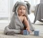 Faux Fur Elephant Baby Hooded Towel | Pottery Barn Kids