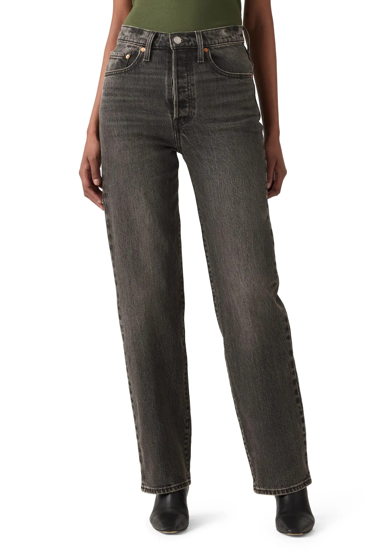 Levi's Ribcage High Waist Straight Leg Jeans (Women) | Nordstrom | Nordstrom