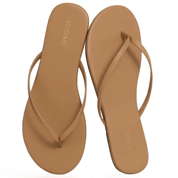 Comwarm Comfortable Summer Beach Women's Flip Flops, Lightweight Flats Women's Sandals Indoor Out... | Walmart (US)