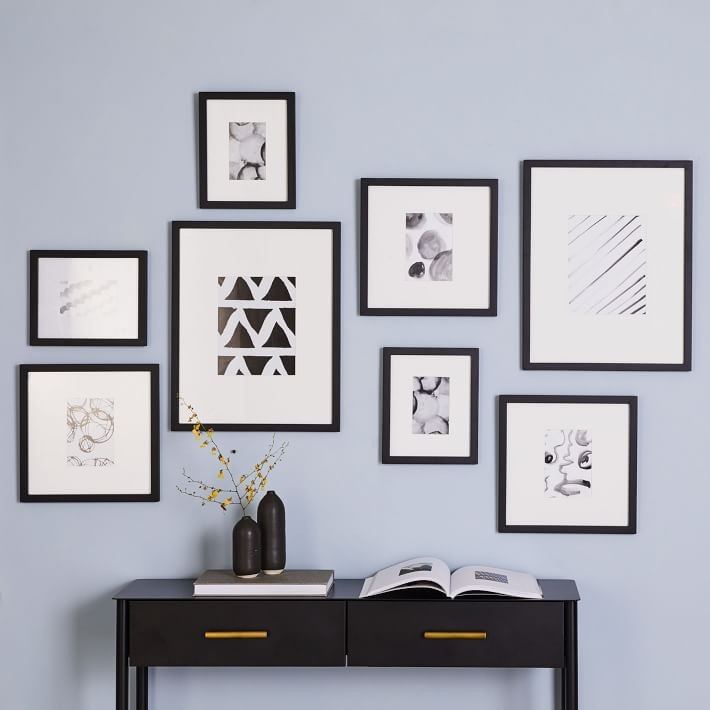 Build a Gallery Wall Sets - Black Wood Frames | West Elm (US)