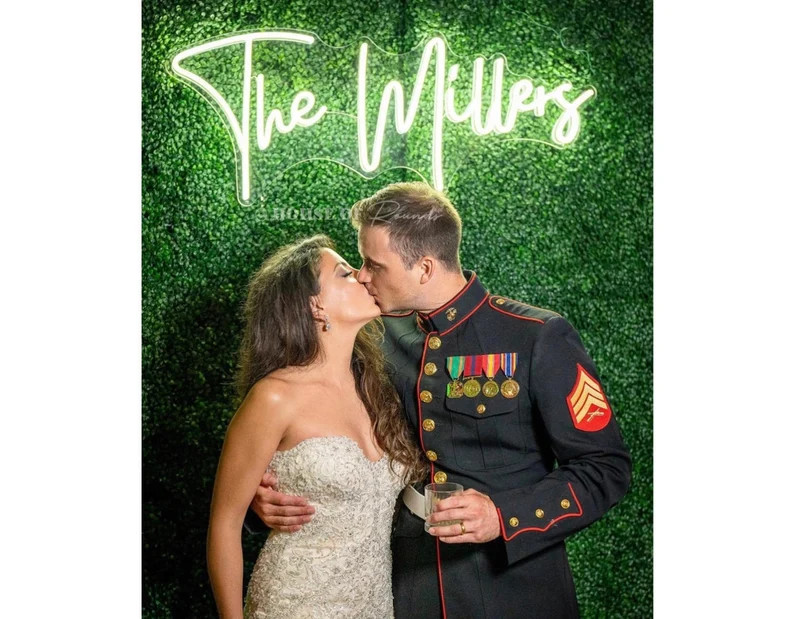 Wedding Neon Sign for Reception Last Name Neon Sign - Etsy | Etsy (US)