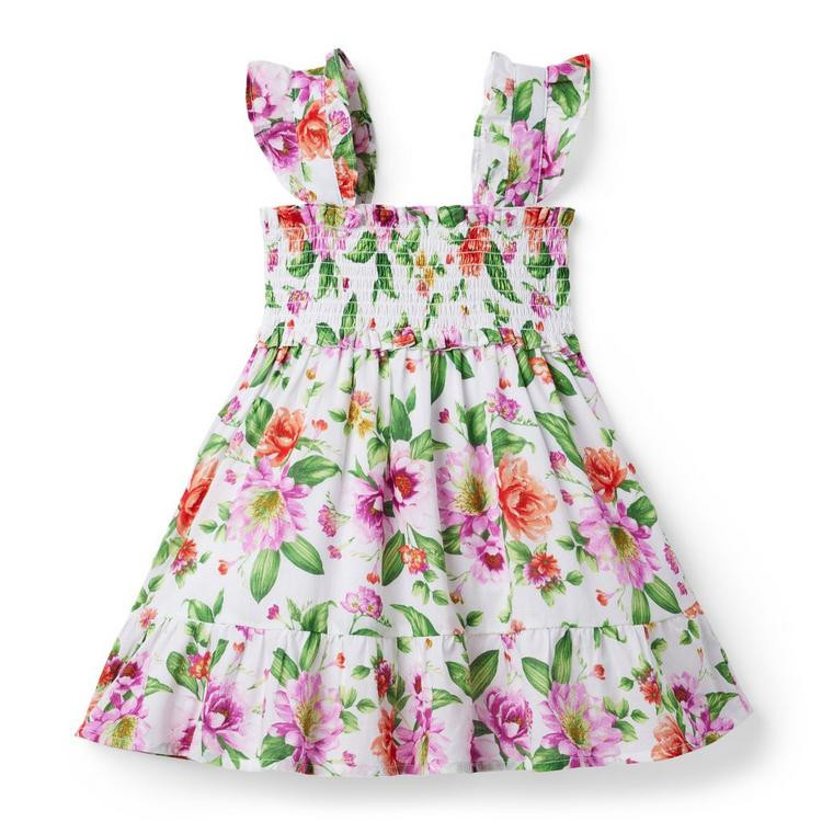 The Emily Dahlia Smocked Sundress | Janie and Jack