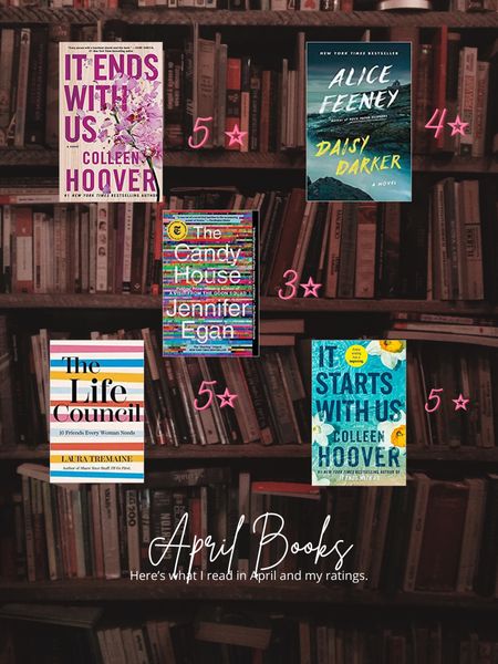 April was a great reading month. #books #bookclub #reading list