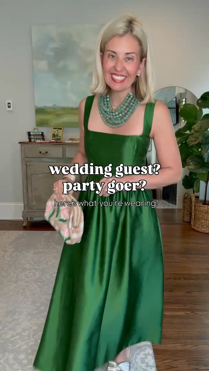 Wedding guest dressed… Red dress- size 2 Blue and gold- size xs Green dress- size xs Green & pink- size s Blue and pink- size xs Pink & yellow- size small White top- size small, plaid skirt - xs Dark dress- xs Pink & red- xs

#LTKootd #LTKWedding #LTKSeasonal