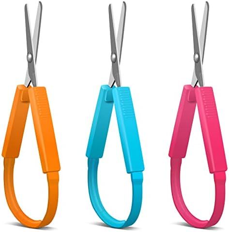 Sokoweii Mini Loop Scissors for Toddlers or Kids, 5 Inch Adaptive Design, Right and Lefty Support... | Amazon (US)