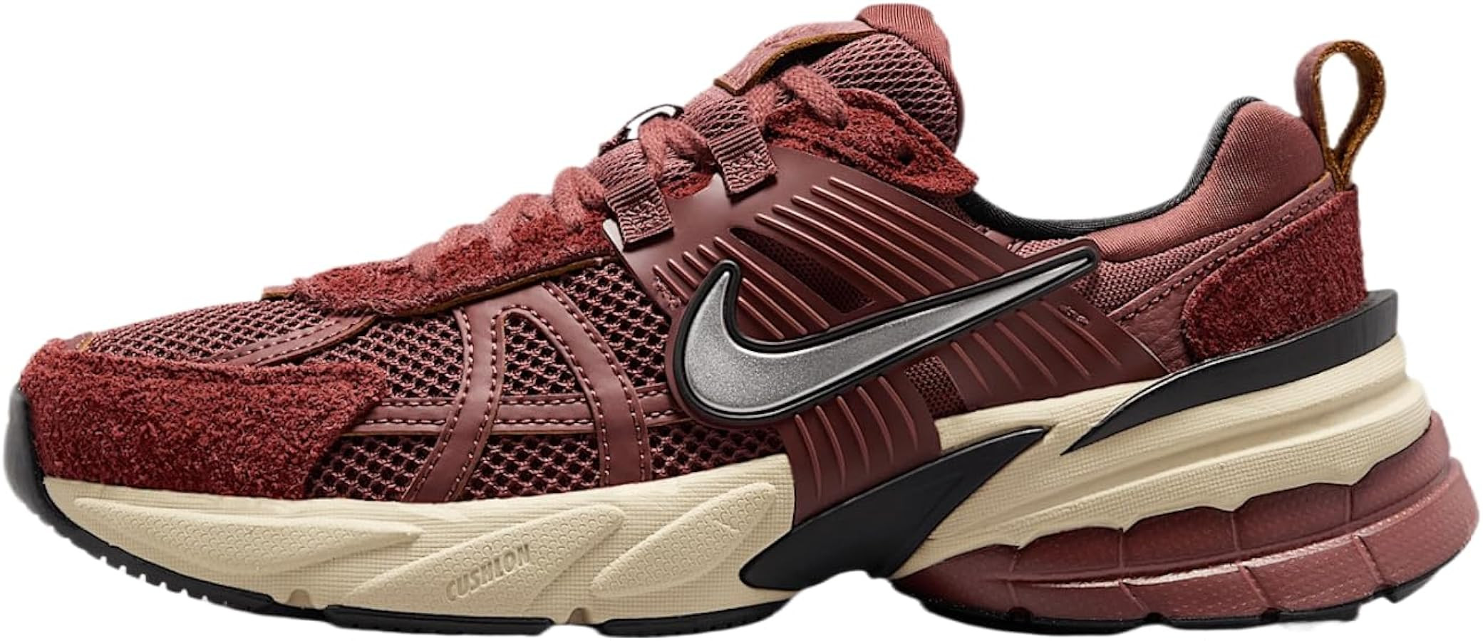 Nike V2K Run Shoes (FN6703-201, Red Sepia/Dark Pony/Black/Chrome) | Amazon (US)