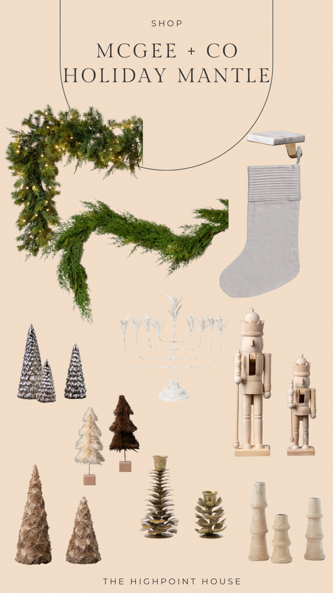 •Shop this mantle decor form one of our favorites, McGee + Co. 🎁

#LTKSeasonal #LTKHoliday #LTKhome